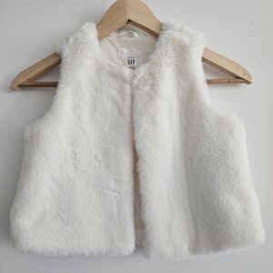 Baby Gap Girls Faux Fur Vest Size 5T